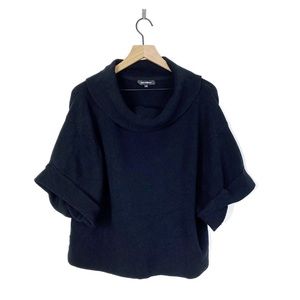 525 America Oversize ShortSleeve Cowl Neck Sweater